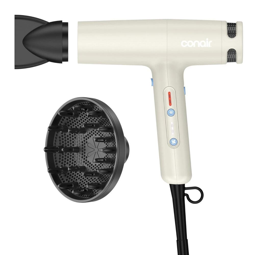 InfinitiPRO by Conair High-Speed Digital Electric Hair Dryer 955CGD Gold 12345